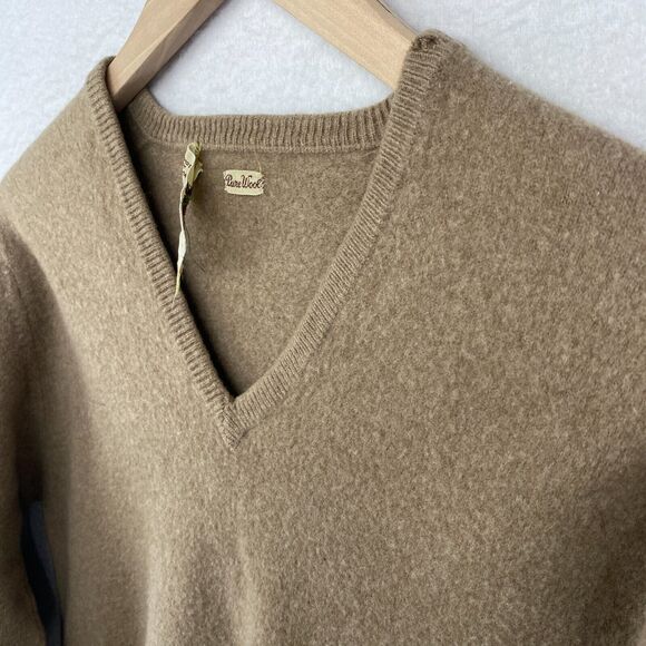 BRAEMAR Sweater Womens S Pure Lambswool Long Sleeve Pullover Brown Scotland Vtg - Picture 2 of 16